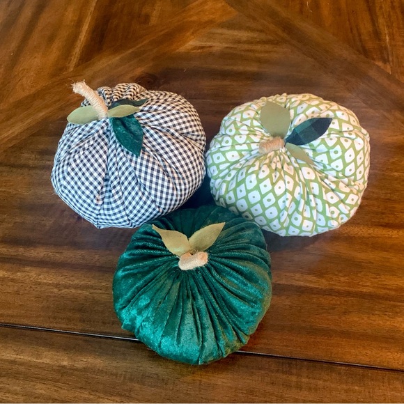 Hand Crafted Other - SOLD! Handmade Fabric Pumpkin Trio
